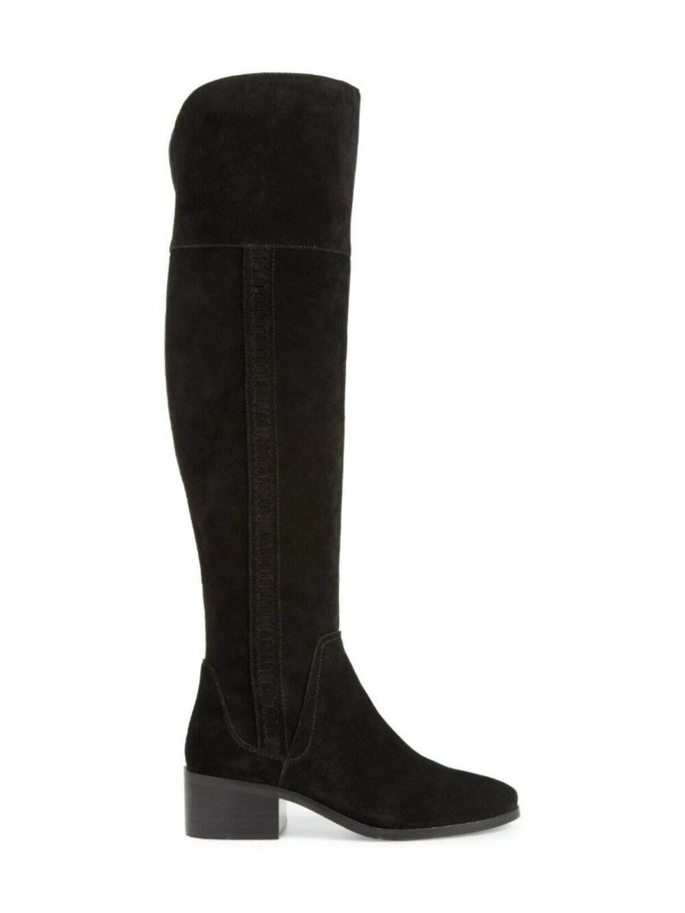 New! Vince Camuto Size 8.5 Kochelda Over the Knee Boot Black Suede OTK DD18